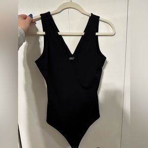 V neck body suit
